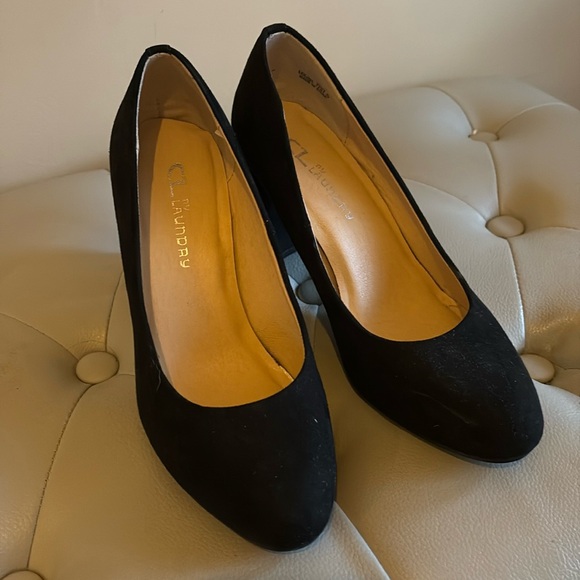 CL by Laundry Shoes - Black suede pump